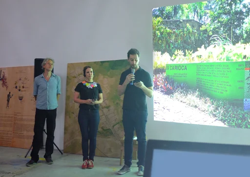 L-R: André Goldman (Assistant Curator, 