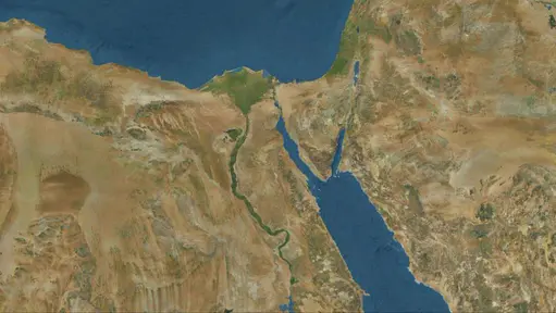 The Nile delta