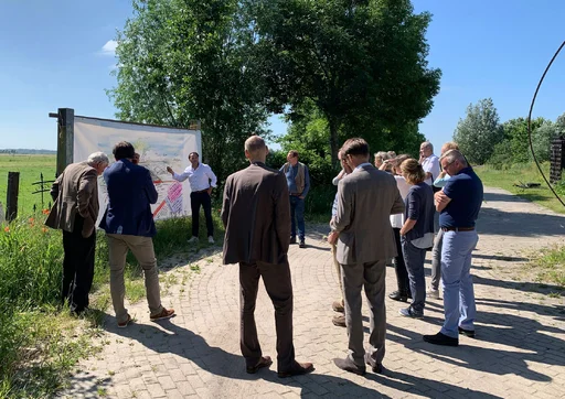 Onsite at the Eemlandhoeve with a delega