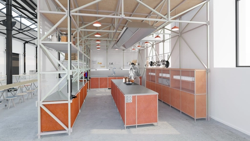 Cooking Studio - render © Ooze