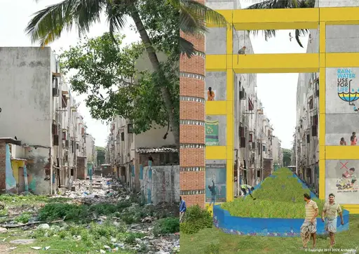 Chitra Nagar before and after the interv