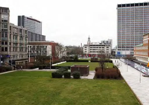 The site before construction work took p